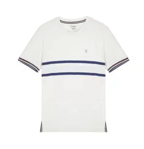 Leo Shirt - White/Blue