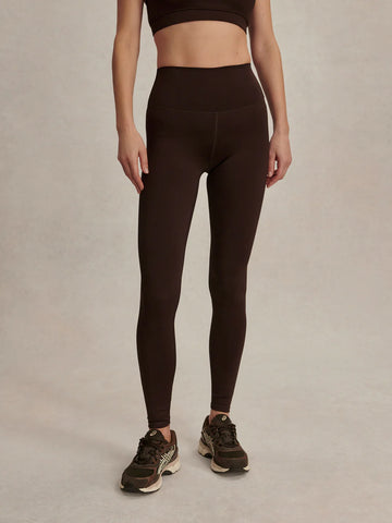 Assure High Rise Legging - Coffee Bean