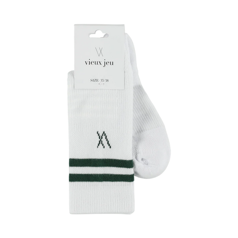 Bo Socks - White/Green