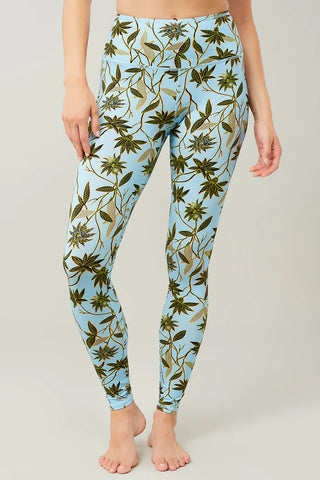 Printed Leggings - Tropic Dahlia