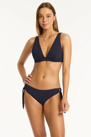 Essentials Longline Underwire Bra - Night Sky