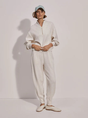 The Relaxed Pant 27.5 - Ivory Marl