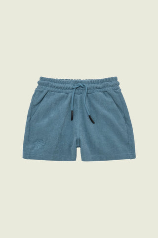 Kids Terry Shorts - Coronet Blue