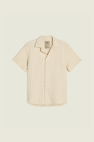 Cuba Waffle Shirt - Ecru