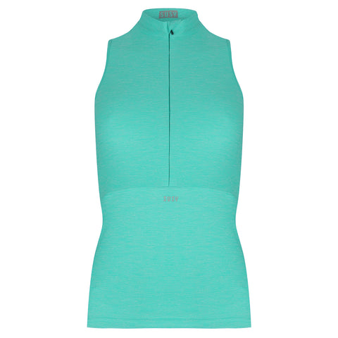 Cycling Jersey Sleeveless - Tiffany Aqua