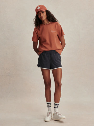 Marty Active Short - Navy Marl