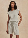 Rumer Long Short - Light Grey Marl