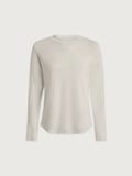 Samia Seamless Long Sleeve Tee - White