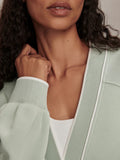 Scottie Cardigan - Aqua Foam