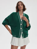 Decker Off-Court Cardigan - Forest
