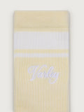 Lamar Club Stripe Sock - Reed Yellow/Egret