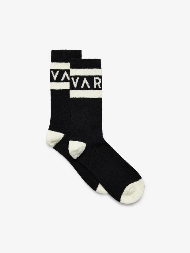 Spencer Sock - Black/Egret