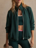 Magda Zip-Through Sweat - Ponderosa Pine