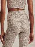 FreeSoft High-Rise Legging - Ivory Abstract Feather
