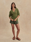Callie Knit Top - Olivine