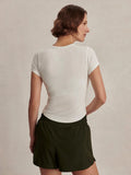 Casper Seamless Tee - White