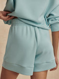 Atrium High-Rise Short - Porcelain Blue