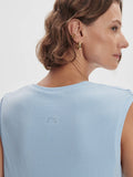 Page Seamless Crop Tank - Cashmere Blue
