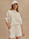 Atrium High Rise Short - Ivory Marl