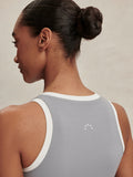 Chia V-Neck Tank - Wind Blue