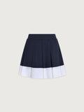 Chase Mid Rise Skort - Blue Nights/White