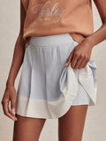 Chase Mid Rise Skort - Xenon Blue