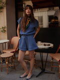 Atrium High-Rise Short - Bijou Blue