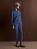 The Slim Cuff Pant 27.5 - Bijou Blue