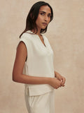 Delphi V-Neck Tank - Pristine