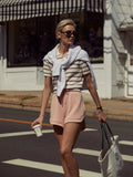Ollie High Rise Short - Dusty Pink