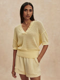 Callie Knit Top - Anise Flower