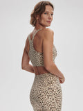 Move Selma Bra - Almond Abstract Leopard