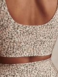 FreeSoft Cori Bra - Ivory Abstract Feather