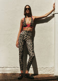 Highgate Full Length Legging - Leopard/Diva Pink