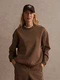 Coralie Crew-Neck Sweat - Teak Olive