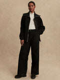 Eleanor Patch Pocket Fleece - Black