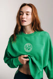 Exposition Sweat - Washed Kelly Green