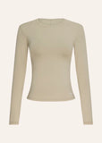 Foundation Long Sleeve Top - Biscuit