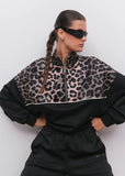 Boundless Zip Neck - Leopard