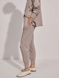 The Slim Cuff Pant 27.5 - Taupe Marl