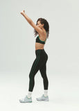 Clarity Full Length Legging - Black/Amazon