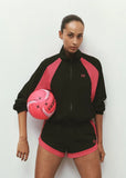 Stride Jacket - Black/Cosmo Pink