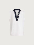 Shelby Performance Tank - White/Blue Nights