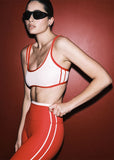 Solis Scoop Sports Bra - Soft Pink/Strawberry