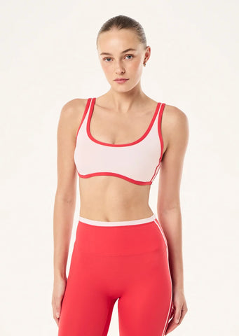 Solis Scoop Sports Bra - Soft Pink/Strawberry