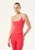 Solis Scoop Tank - Strawberry/Soft Pink