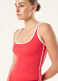 Solis Scoop Tank - Strawberry/Soft Pink