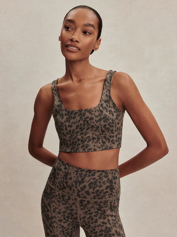 FreeSoft Cori Bra - Brown Contrast Cheetah