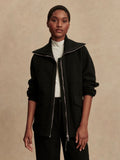 Eleanor Patch Pocket Fleece - Black