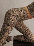 FreeSoft High Rise Legging - Coffee Quartz Cheetah